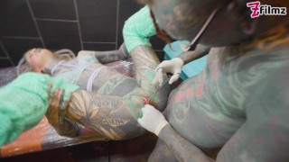 I get my PUSSY PIERCED and FUCKED - Anuskatzz BDSM HARDCORE - write me personal to get this clip