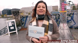 Arab old housewife picked up and fucked by German man